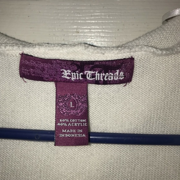 Epic Threads hooded cardigan - Picture 4 of 5